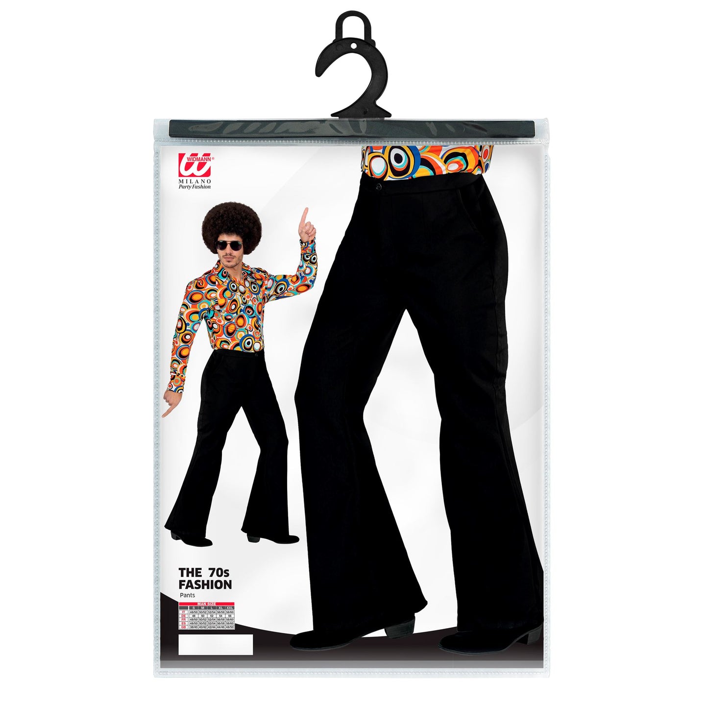 "THE 70s GROOVY STYLE - schwarz" (Hose) – Ansicht 4