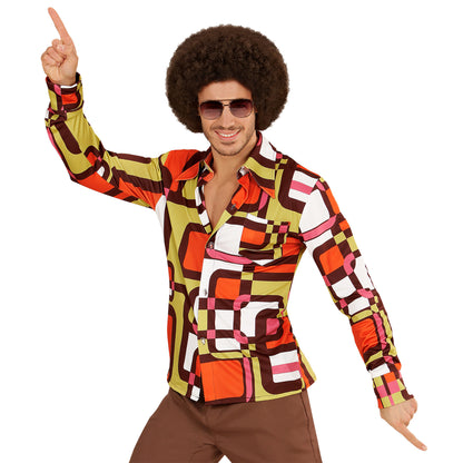 "THE 70s GROOVY STYLE - tubes" (Hemd) – Vorderansicht