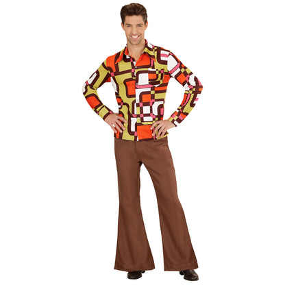 "THE 70s GROOVY STYLE - tubes" (Hemd) – Ansicht 3