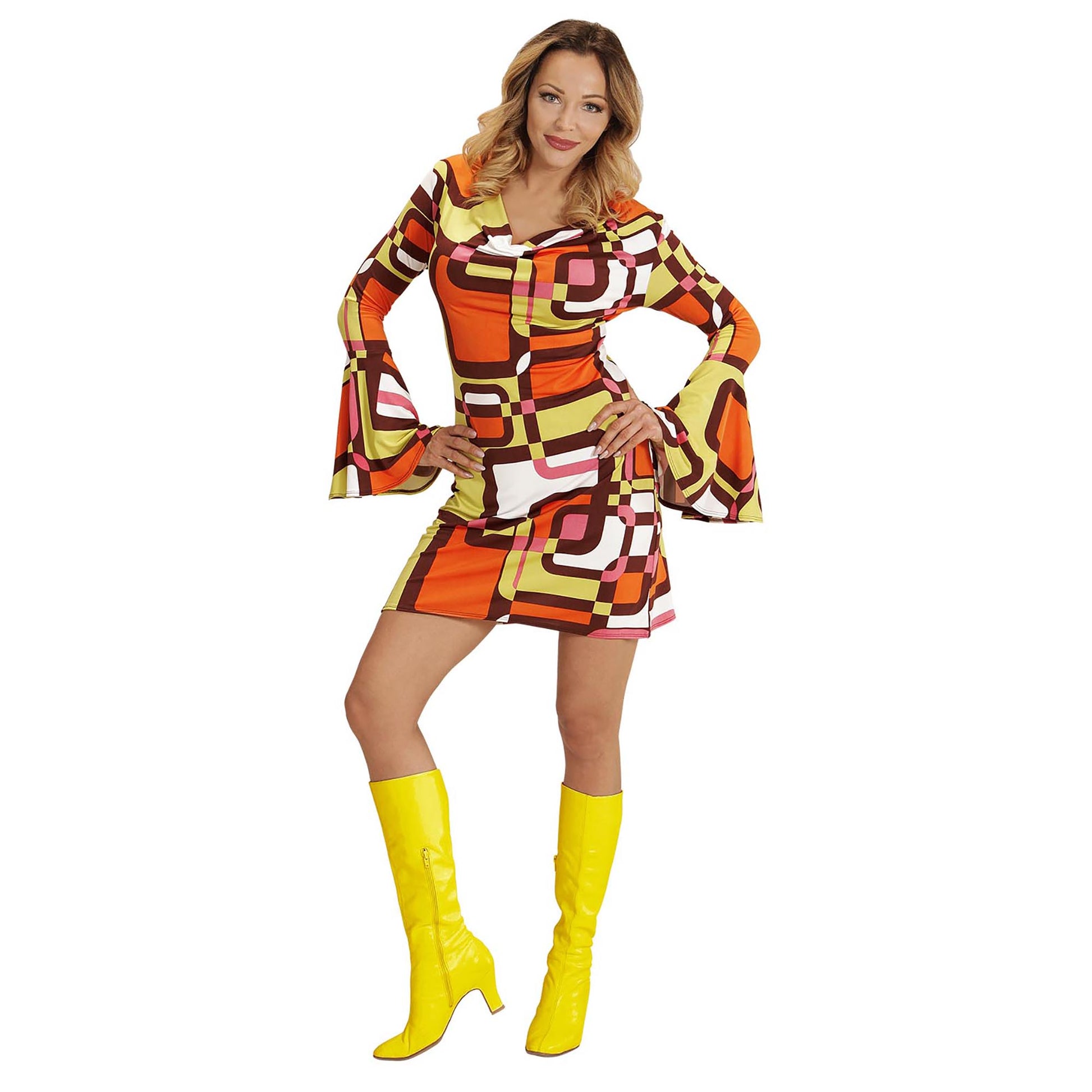 "THE 70s GROOVY STYLE - tubes" (Kleid) – Detailansicht