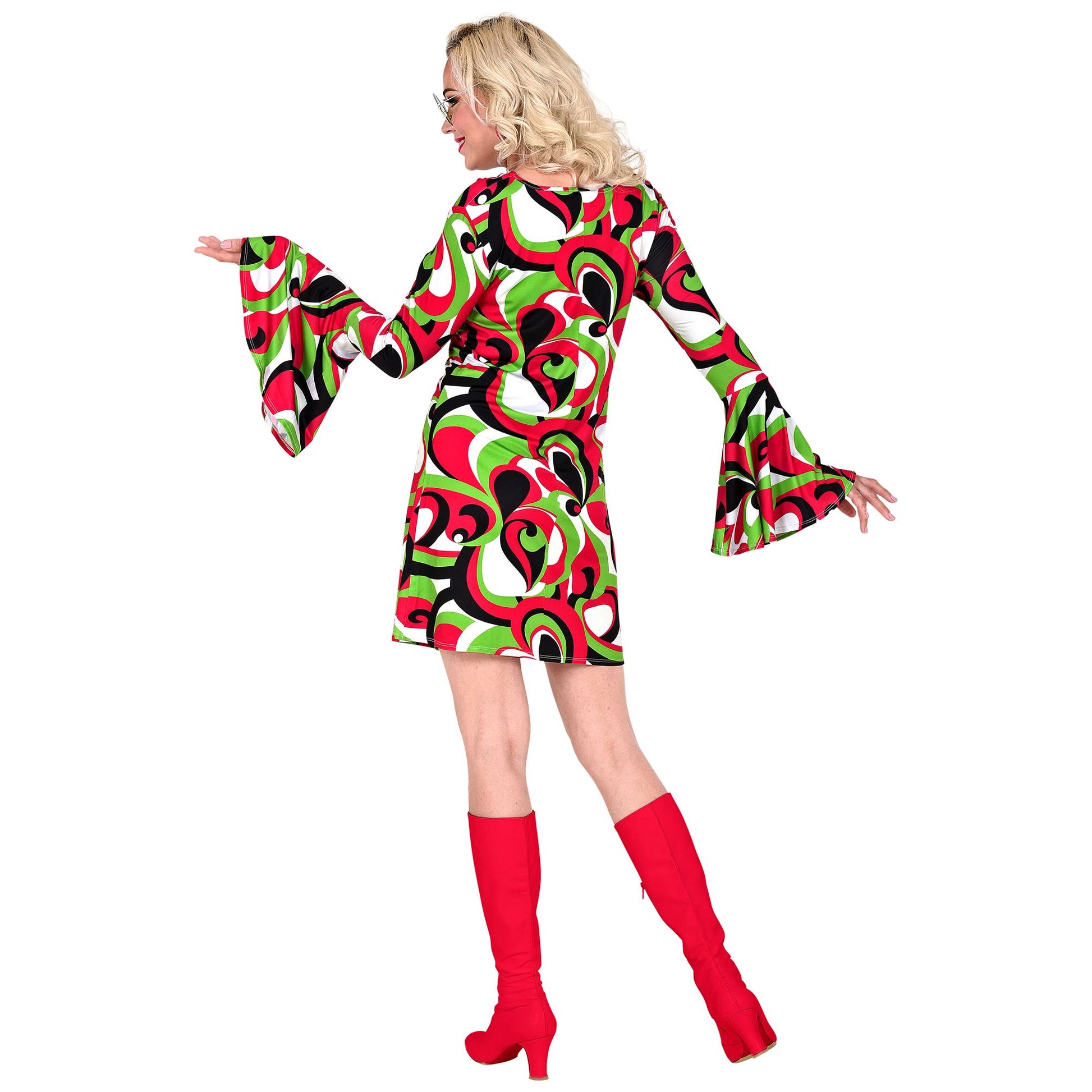 "THE 70s GROOVY STYLE - vintage waves" (Kleid) – Ansicht 4