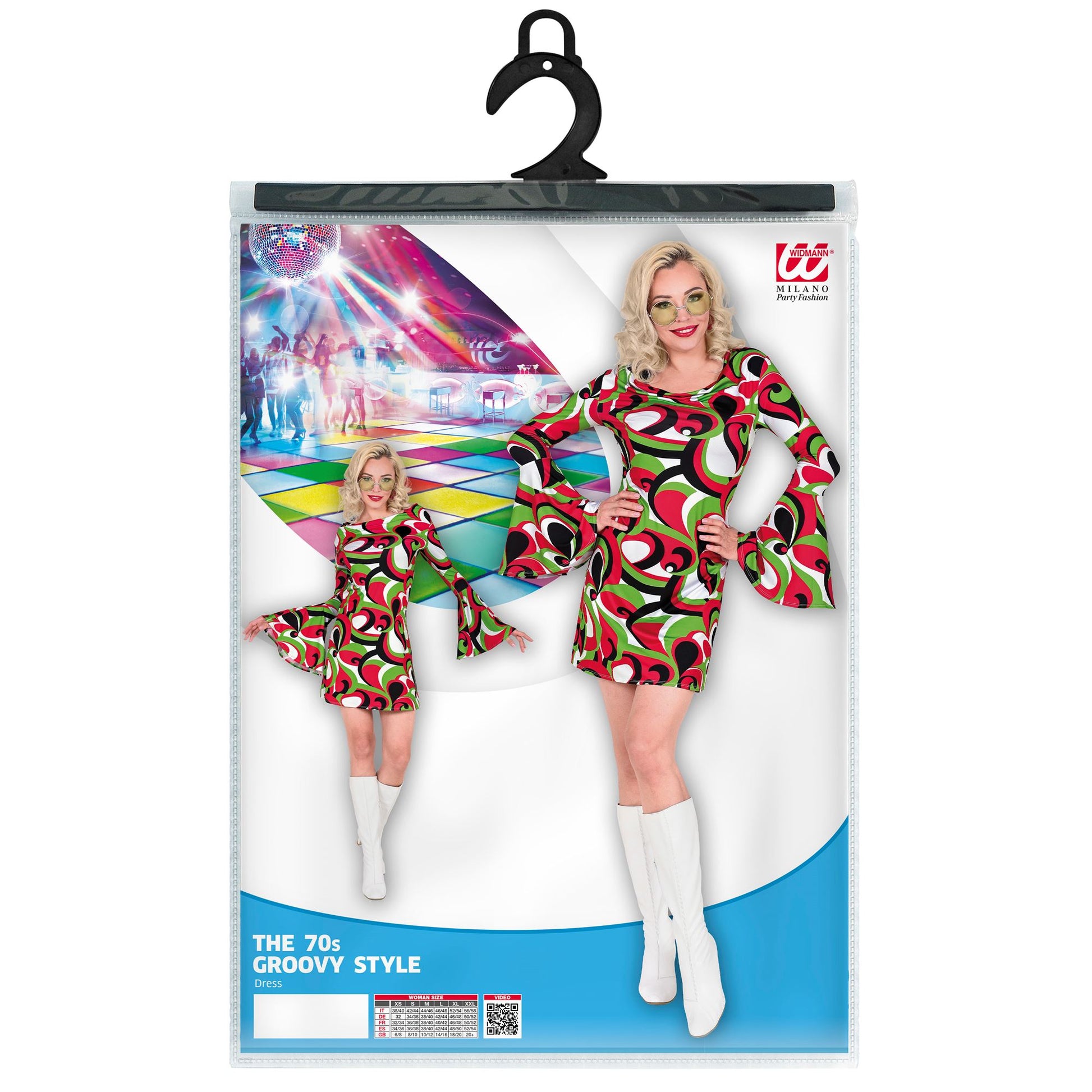 "THE 70s GROOVY STYLE - vintage waves" (Kleid) – Ansicht 5