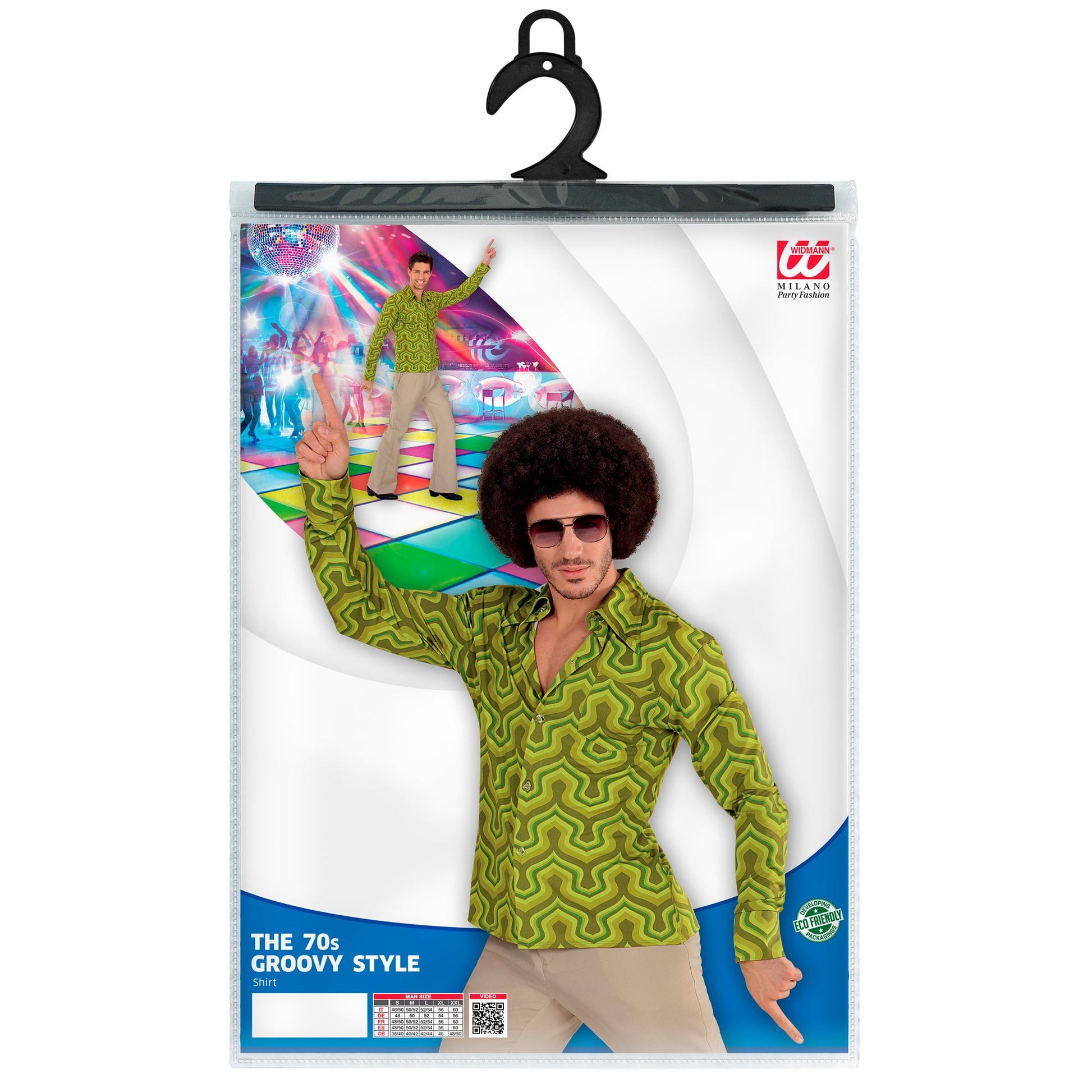 "THE 70s GROOVY STYLE - wallpaper" (Hemd) – Ansicht 5