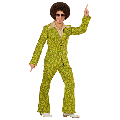 "THE 70s GROOVY STYLE - wallpaper" (Jackett, Hose) – Vorderansicht
