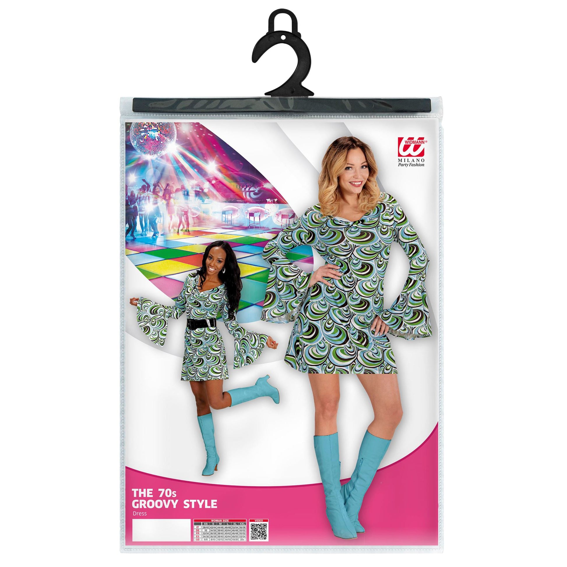 "THE 70s GROOVY STYLE - waves" (Kleid) – Ansicht 5