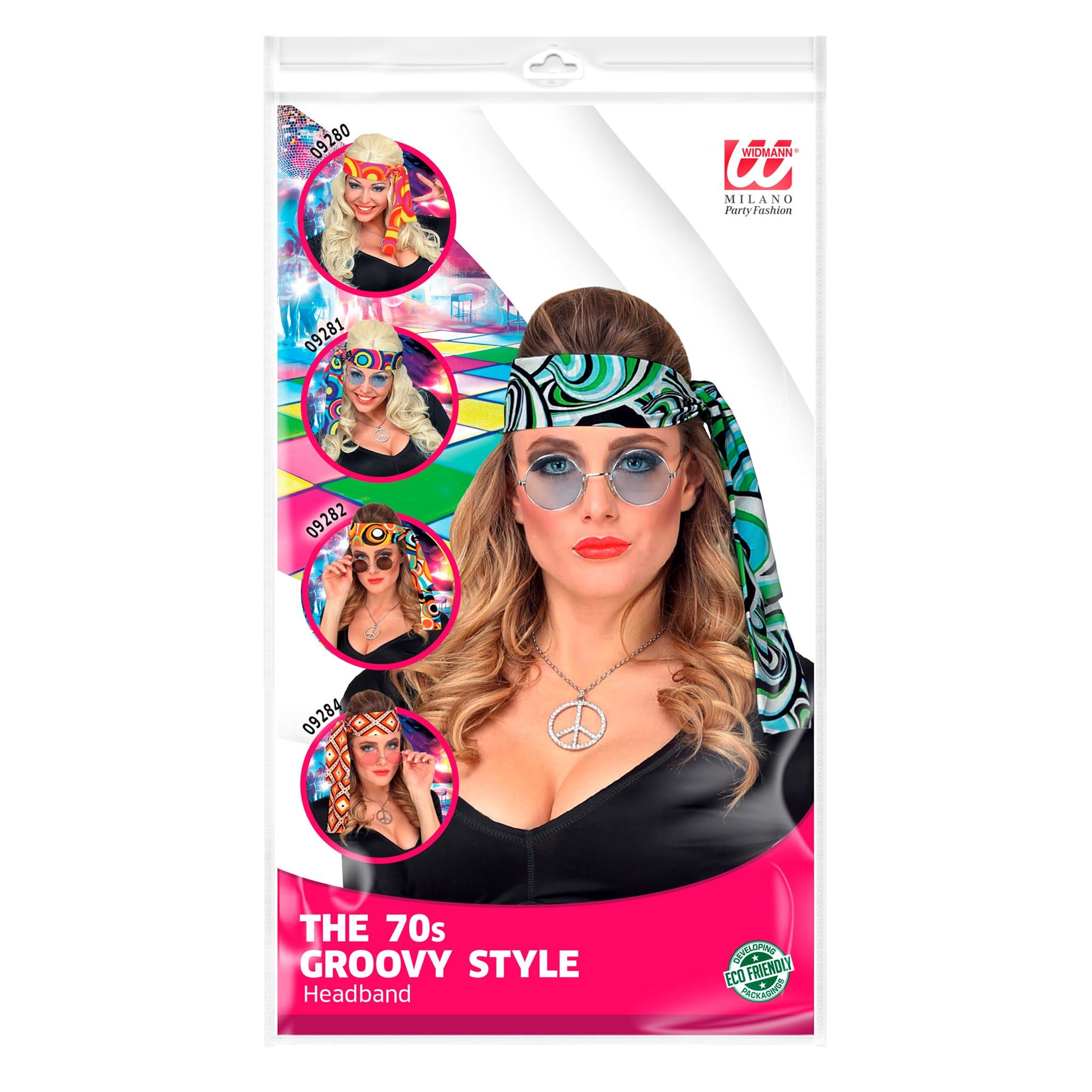 "THE 70s GROOVY STYLE - waves" (Stirnband) – Detailansicht