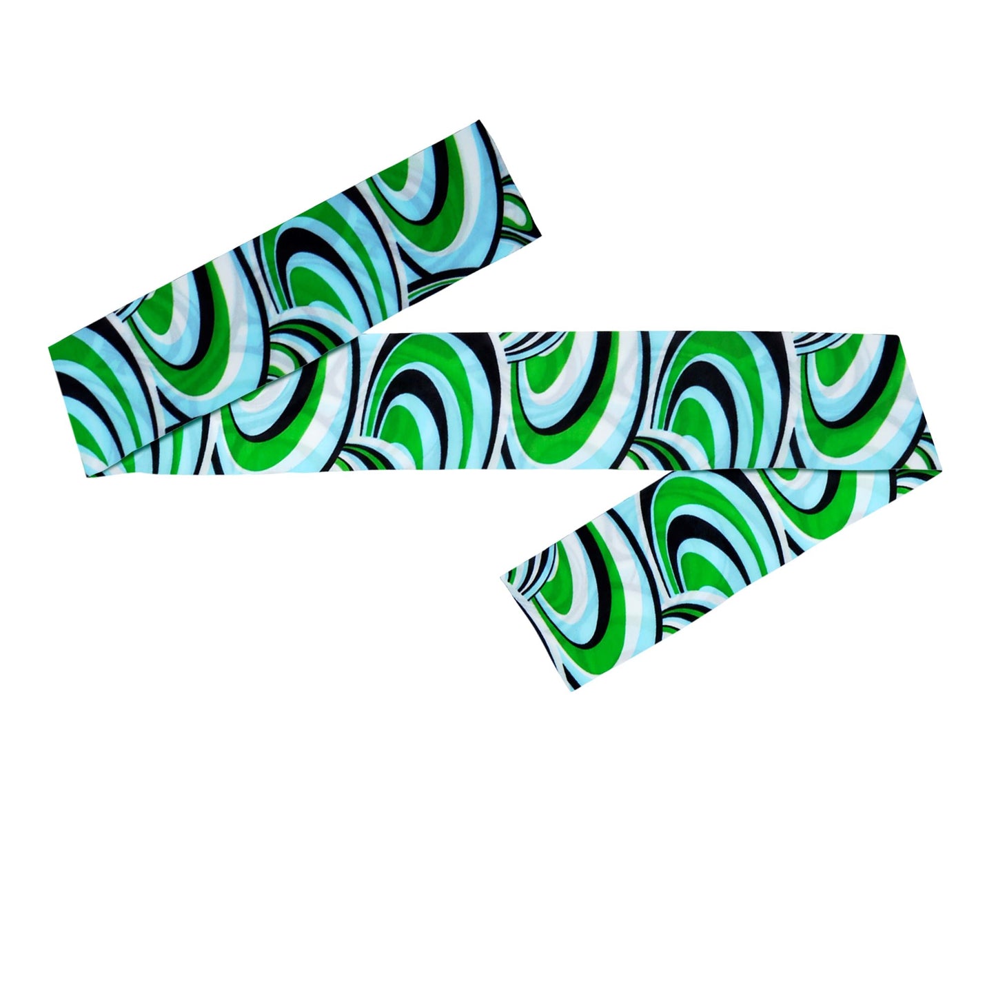"THE 70s GROOVY STYLE - waves" (Stirnband) – Ansicht 3