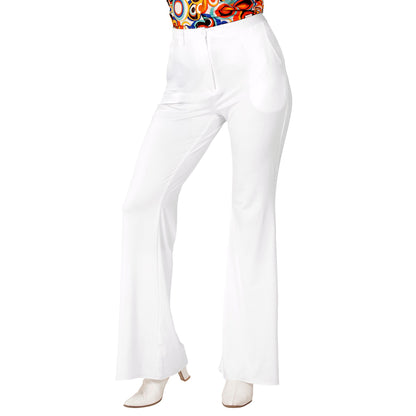 "THE 70s GROOVY STYLE - weiß" (Hose) – Vorderansicht