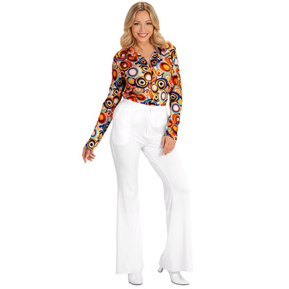 "THE 70s GROOVY STYLE - weiß" (Hose) – Ansicht 3