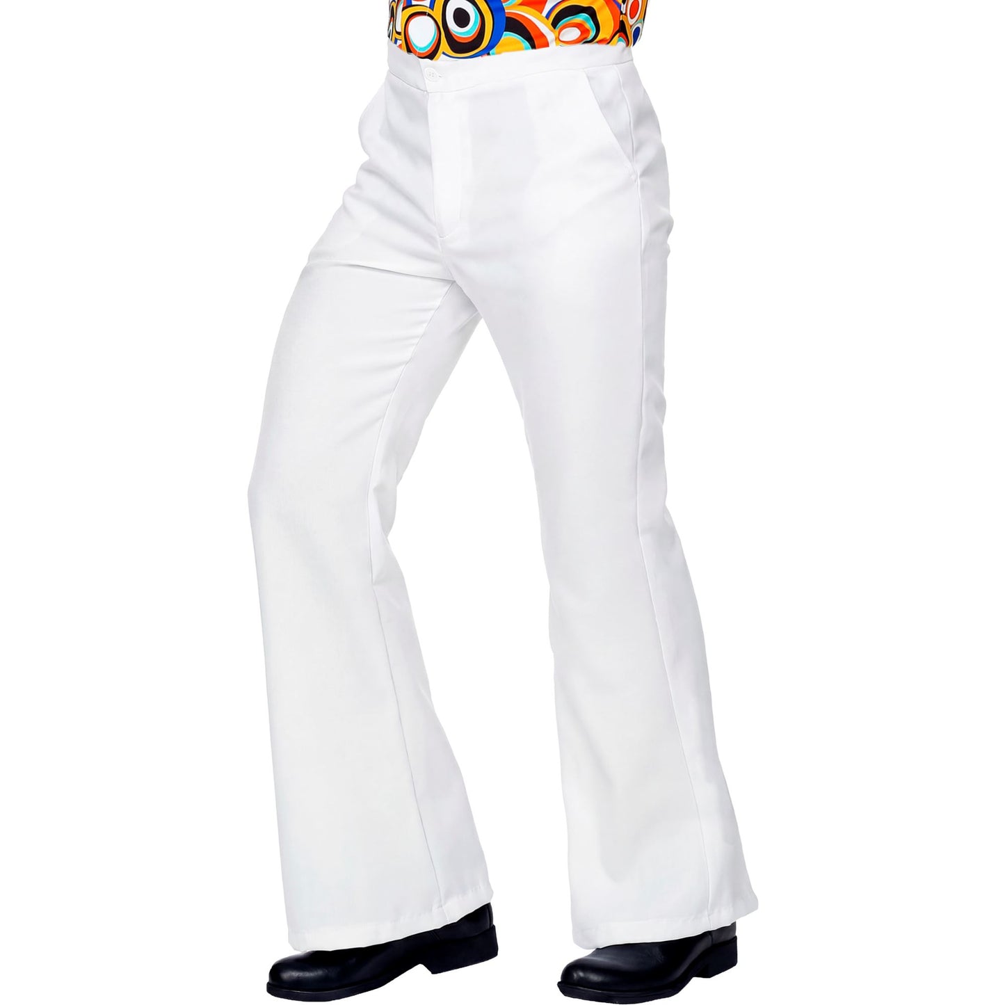 "THE 70s GROOVY STYLE - weiß" (Hose) – Vorderansicht