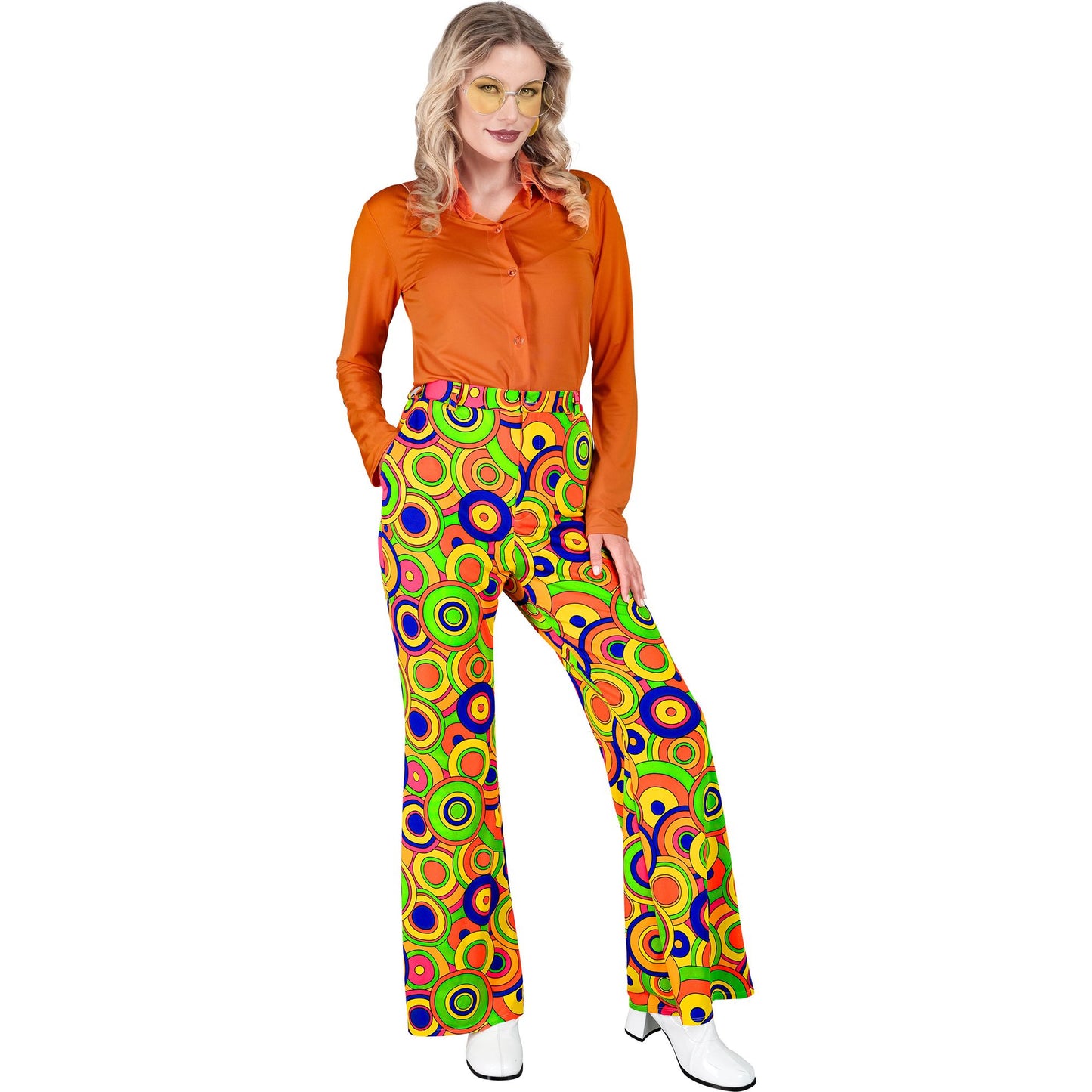 "THE 70s GROOVY STYLE - yellow circles" (Hose) – Ansicht 3