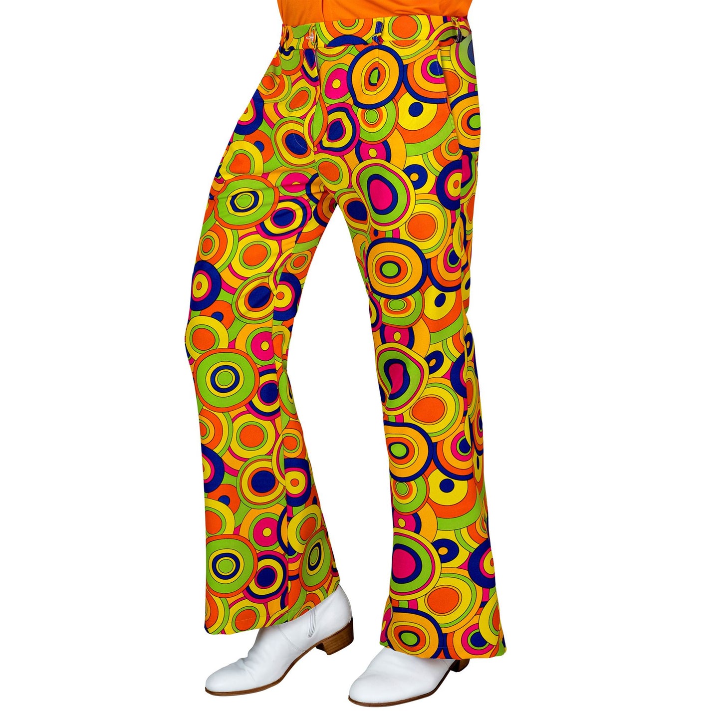 "THE 70s GROOVY STYLE - yellow circles" (Hose) – Vorderansicht