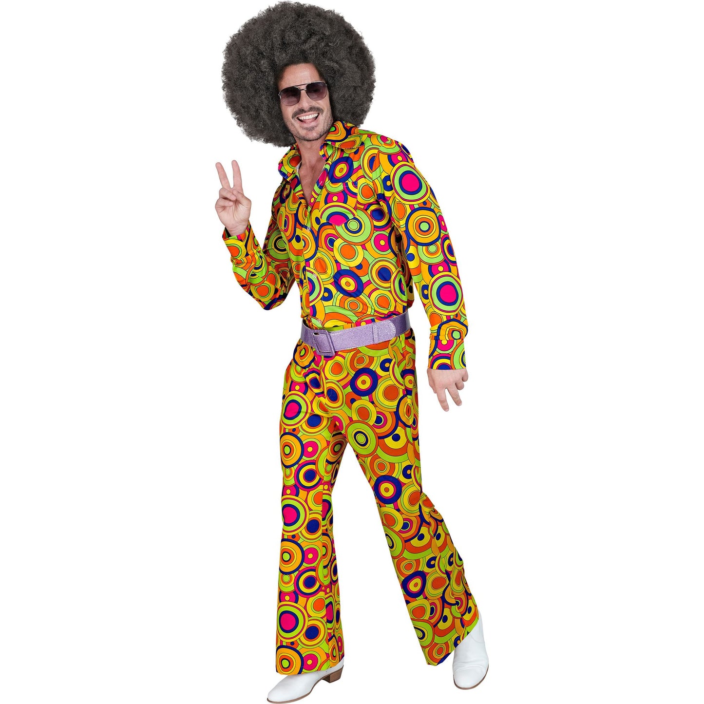 "THE 70s GROOVY STYLE - yellow circles" (Hose) – Detailansicht