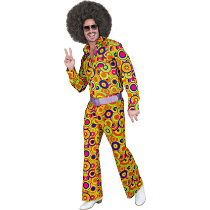 "THE 70s GROOVY STYLE - yellow circles" (Hose) – Detailansicht