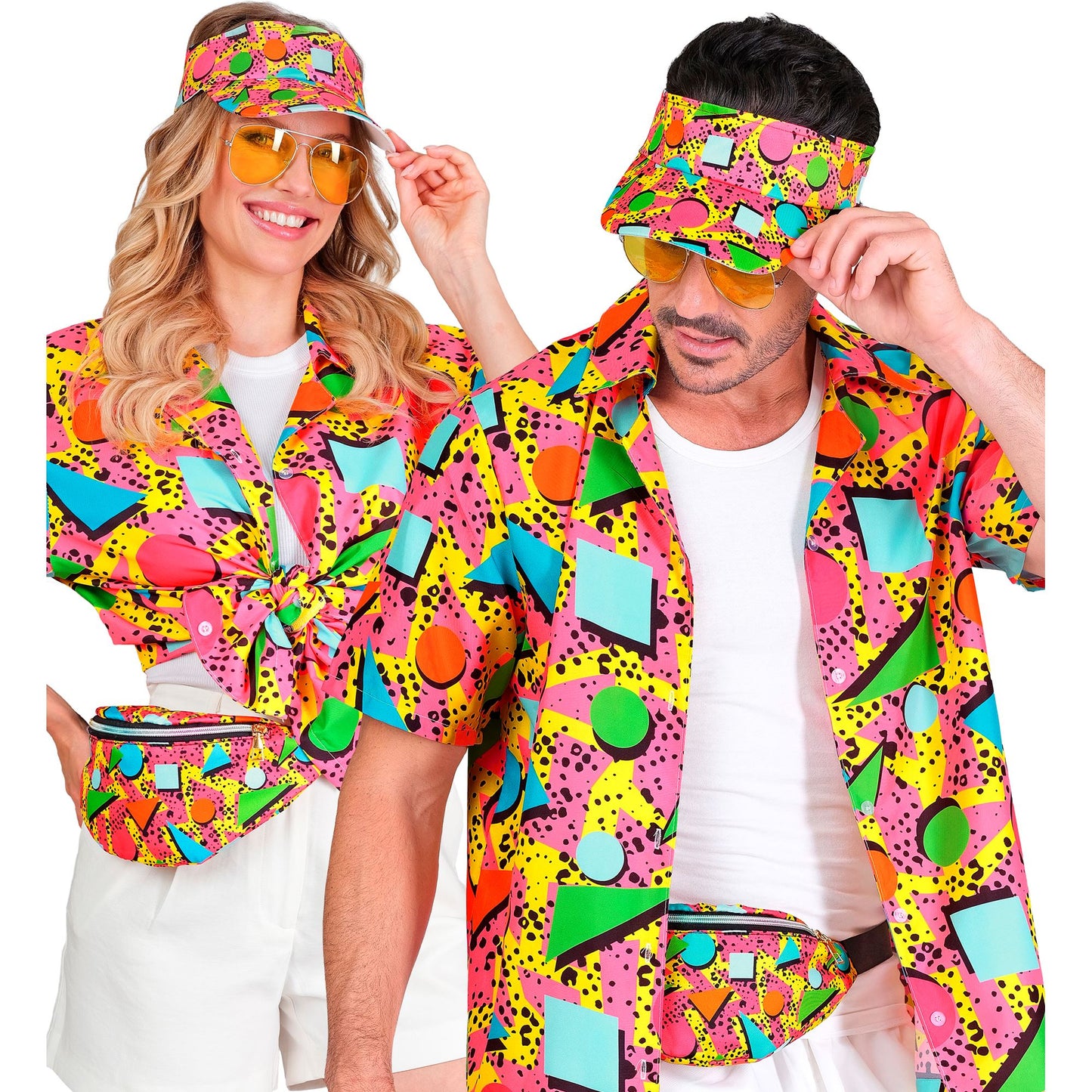 "The 80s FUNKY FASHION - funky pink" (Schirmmütze & Gürteltasche) – Ansicht 3