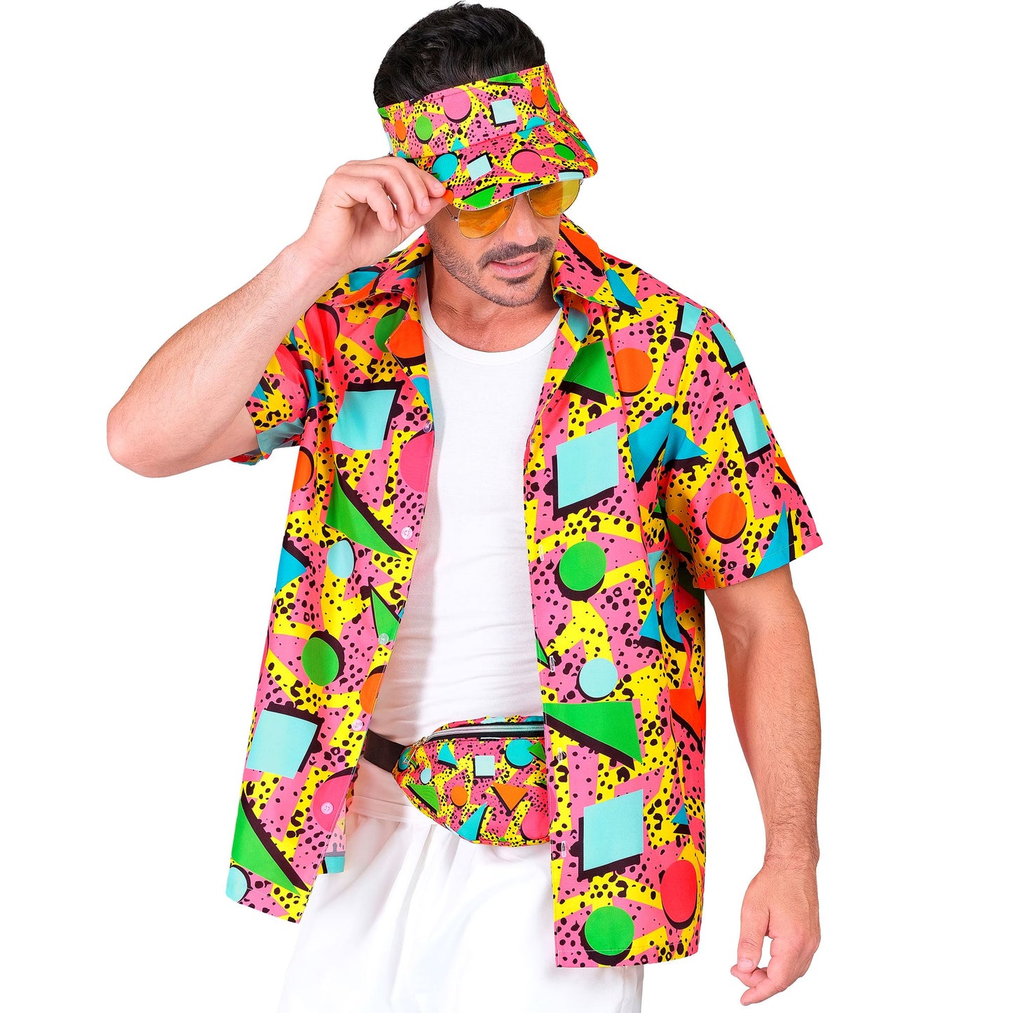 "The 80s FUNKY FASHION - funky pink" (Schirmmütze & Gürteltasche) – Ansicht 4