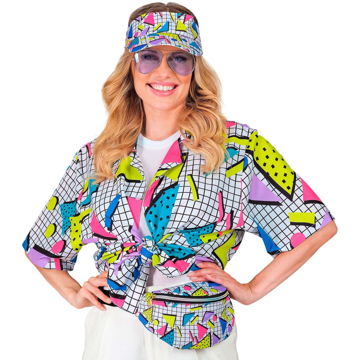 "The 80s FUNKY FASHION - funky white" (Hemd) – Ansicht 3