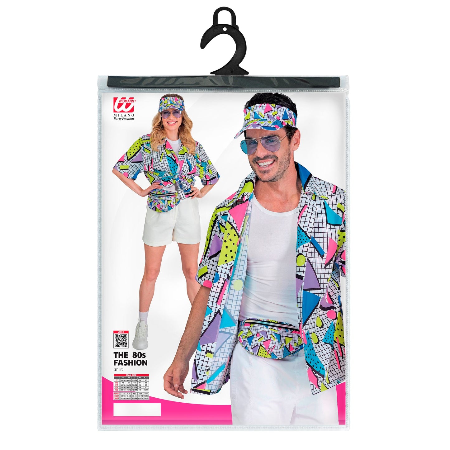 "The 80s FUNKY FASHION - funky white" (Hemd) – Ansicht 4