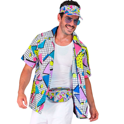 "The 80s FUNKY FASHION - funky white" (Schirmmütze & Gürteltasche) – Ansicht 4