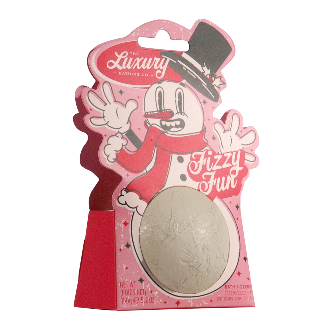 The Luxury Bathing Company, Fizzy Fun, Feuchtigkeitsspendend & Weichmachend, Vanille, Badebombe, Vanille, 150 g