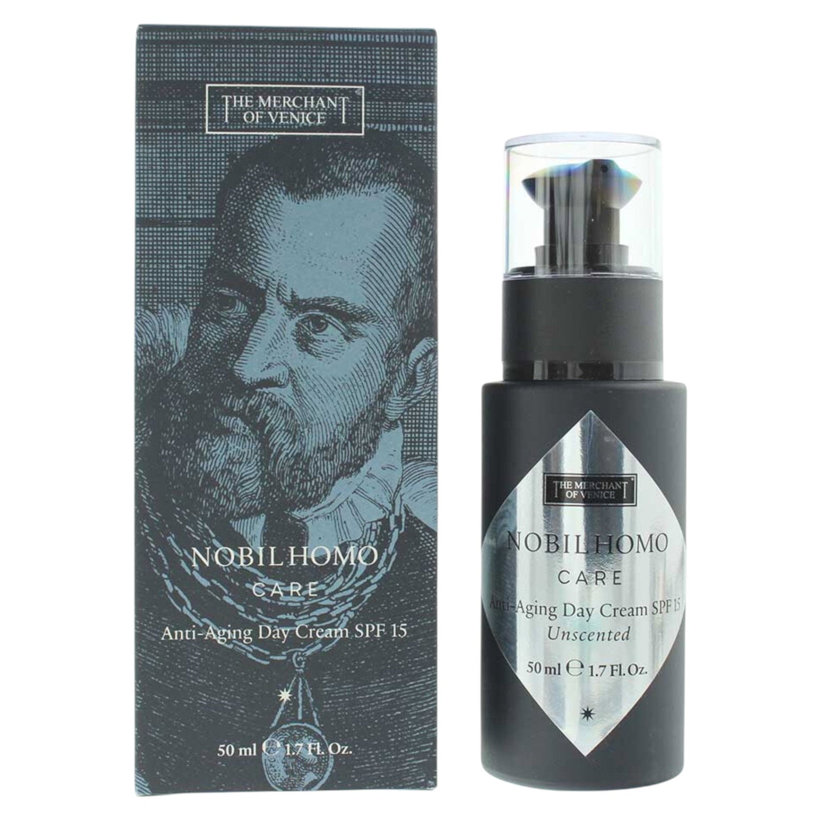 The Merchant Of Venice The Merchant Of Venice, Nobil Homo Care, Nährend, Täglicher Gebrauch, Sahne, Gesicht, SPF 15, 50 ml Re