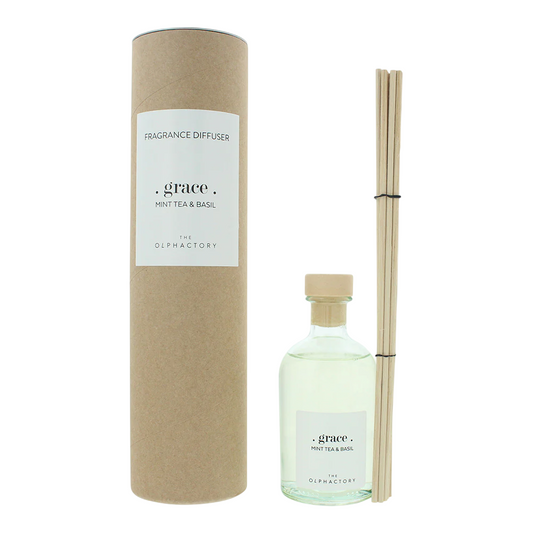 The Olphactory The Olphactory, Grace Mint Tea & Basil, Duftstäbchen, Aroma-Rattanstäbchen-Diffusor, 100 ml Regular