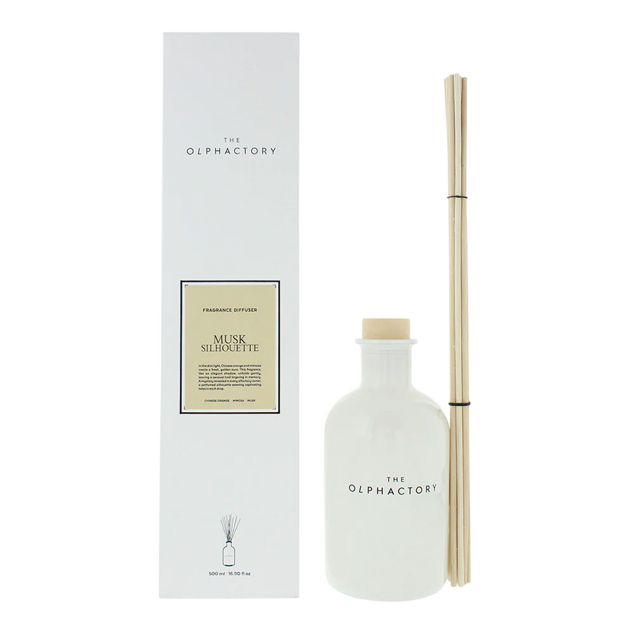 The Olphactory The Olphactory, Musk Silhouette, Duftstäbchen, Aroma-Rattanstäbchen-Diffusor, 500 ml Regular