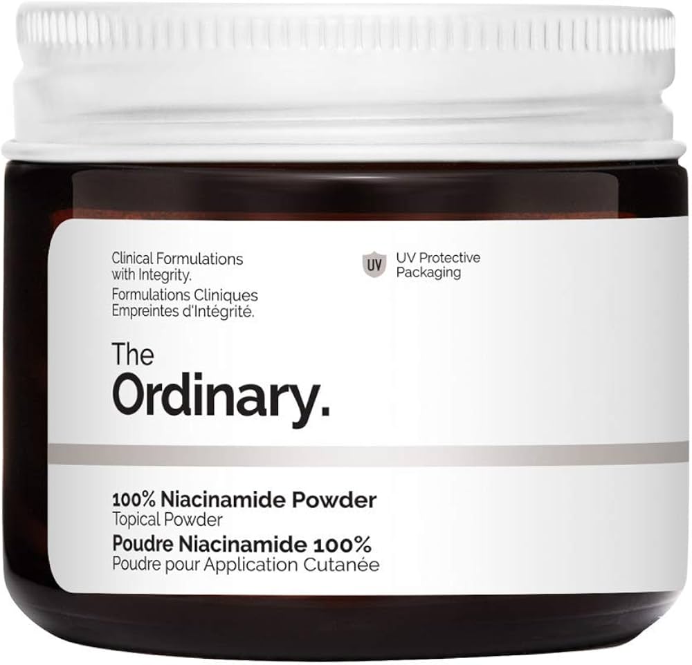 The Ordinary, 100% Niacinamide, Niacinamid, Mattieren, Peeling-Pulver, 20 g