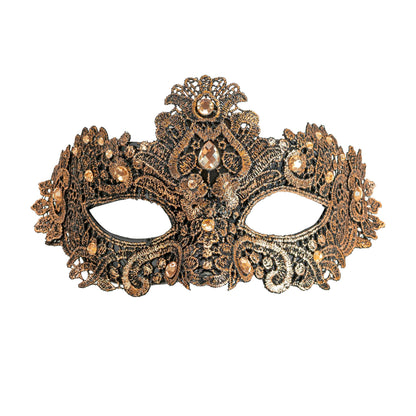 "THEATER AUGENMASKE BRONZE" – Vorderansicht