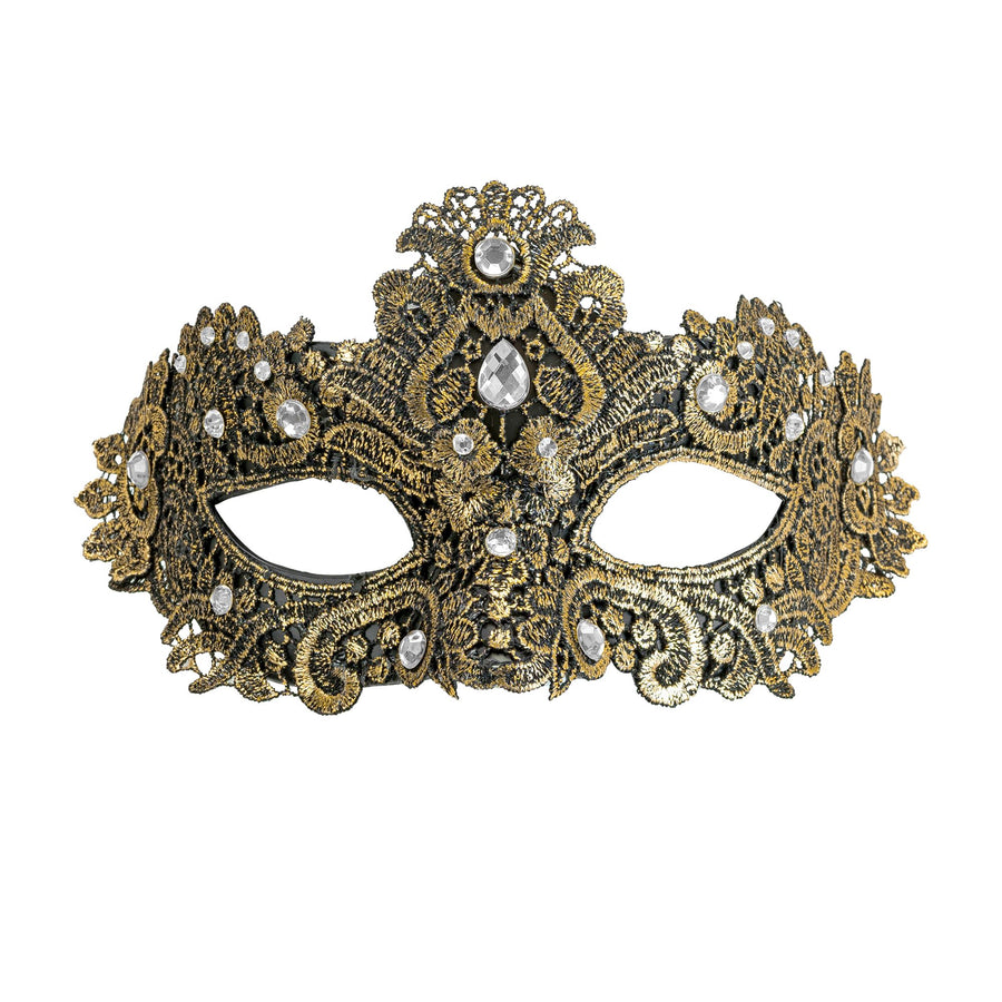 "THEATER AUGENMASKE GOLDEN" – Vorderansicht
