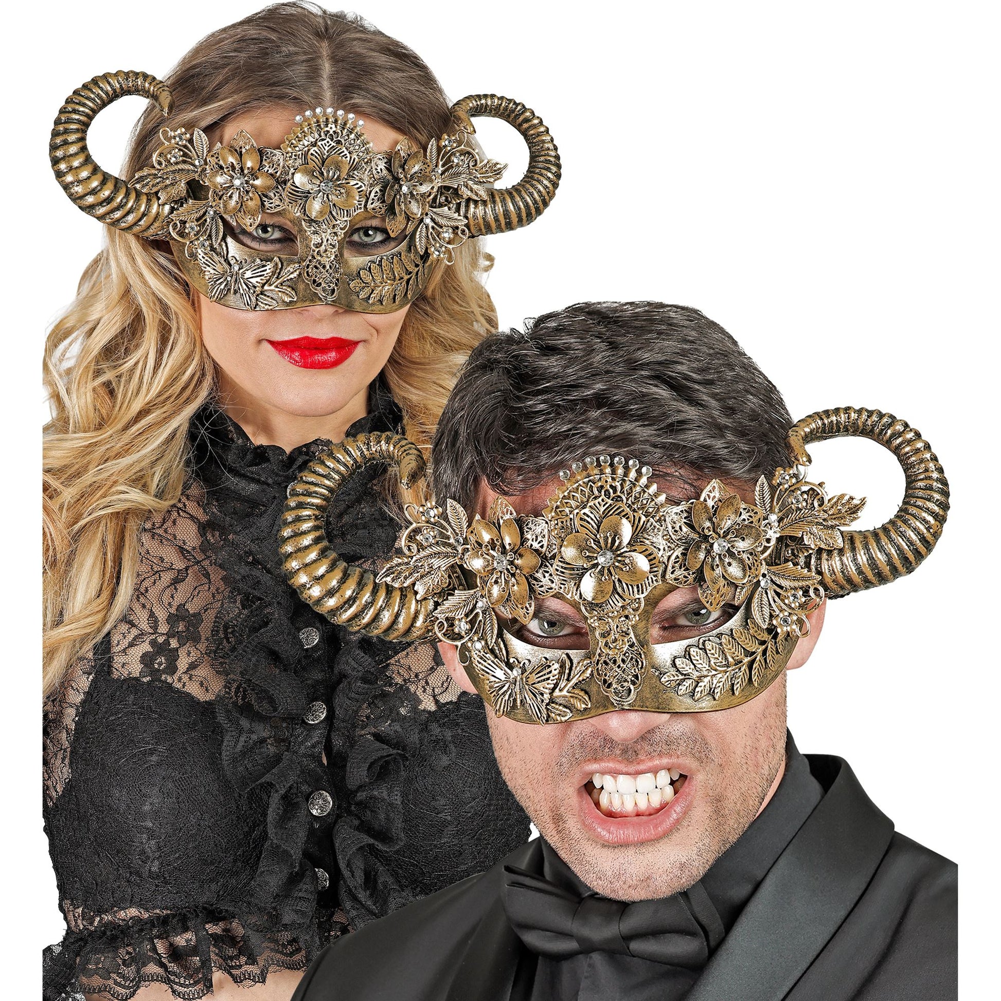 "THEATER AUGENMASKE GOLDENER WIDDER" – Ansicht 3