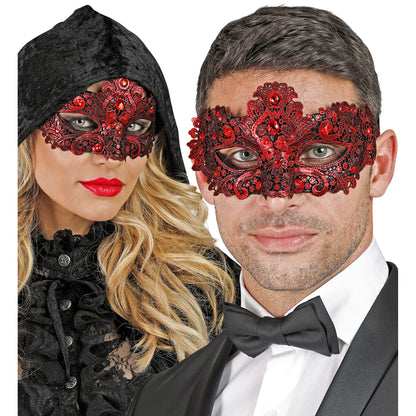 "THEATER AUGENMASKE ROT" – Ansicht 3