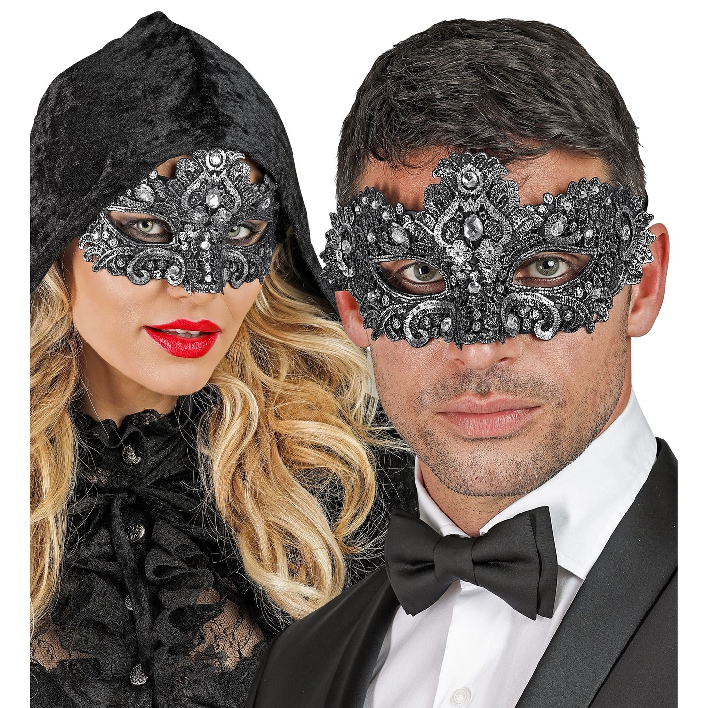 "THEATER AUGENMASKE SILBER" – Ansicht 3