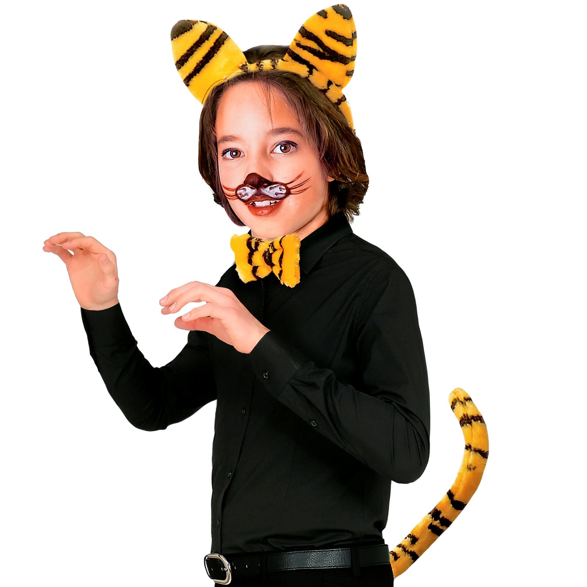 "TIGER" Dress- Up- Set (Ohren, Fliege, Schwanz) – Ansicht 3