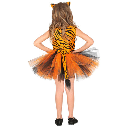 "TIGER" (Kleid mit Tutu, Haarreif) – Detailansicht