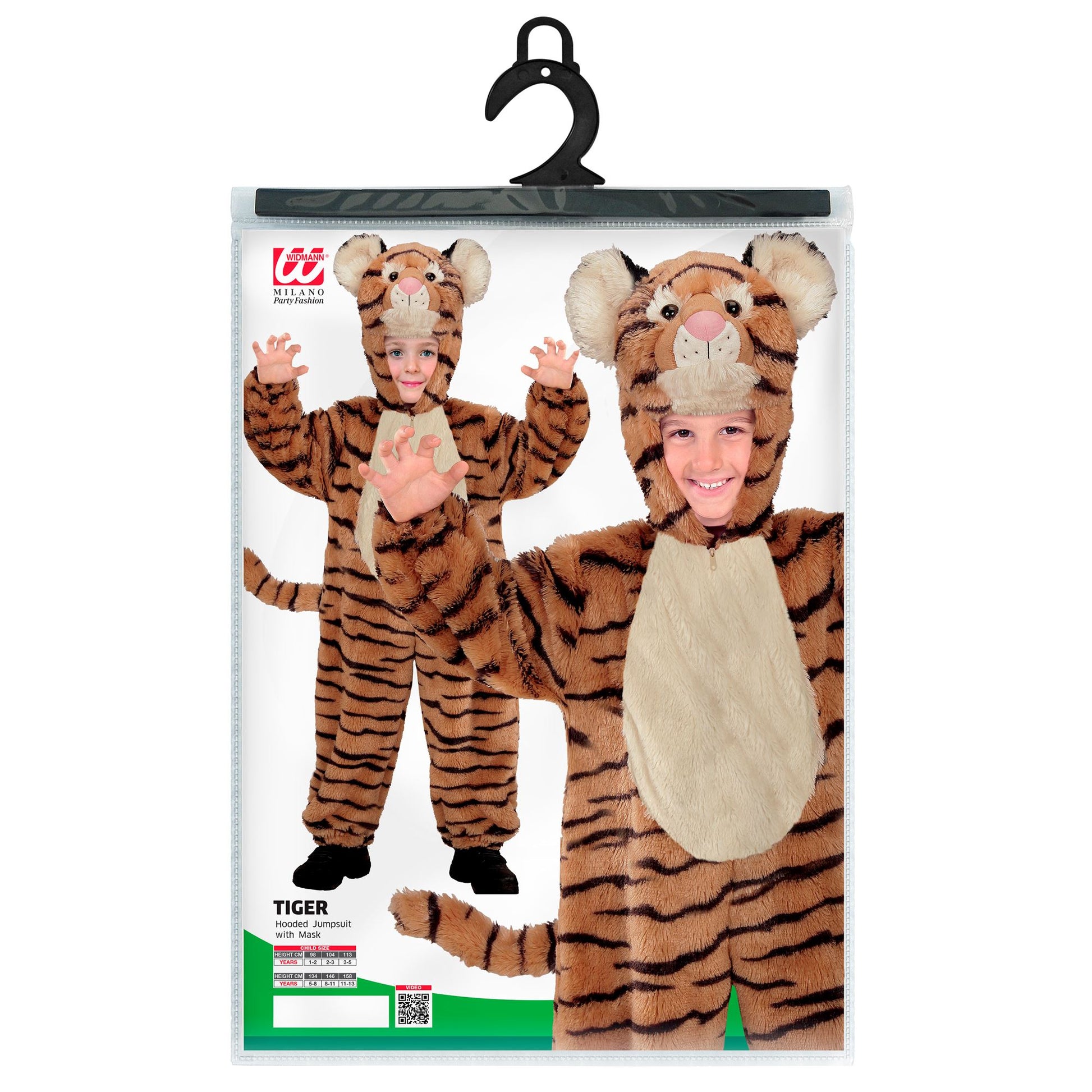 "TIGER SOFT PLÜSCHKOSTÜM" (Overall mit Kapuzeund Maske) – Ansicht 5