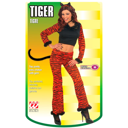 "TIGERIN" sort. in 2 Farben (Top, Hose mit Schwanz, Ohren, Halsband mit Juvel) – Ansicht 3