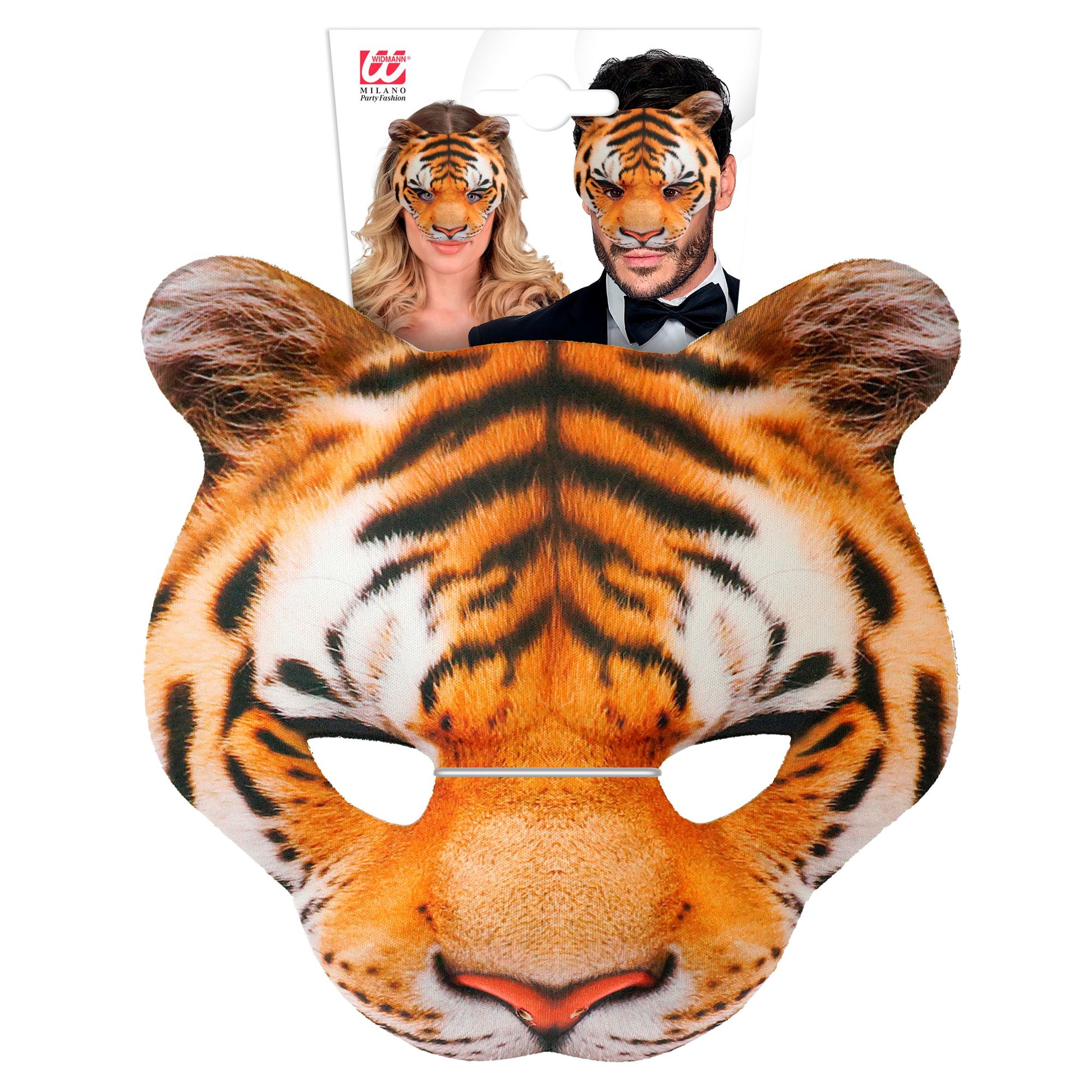 "TIGERMASKE KINNLOS AUS STOFF" – Detailansicht