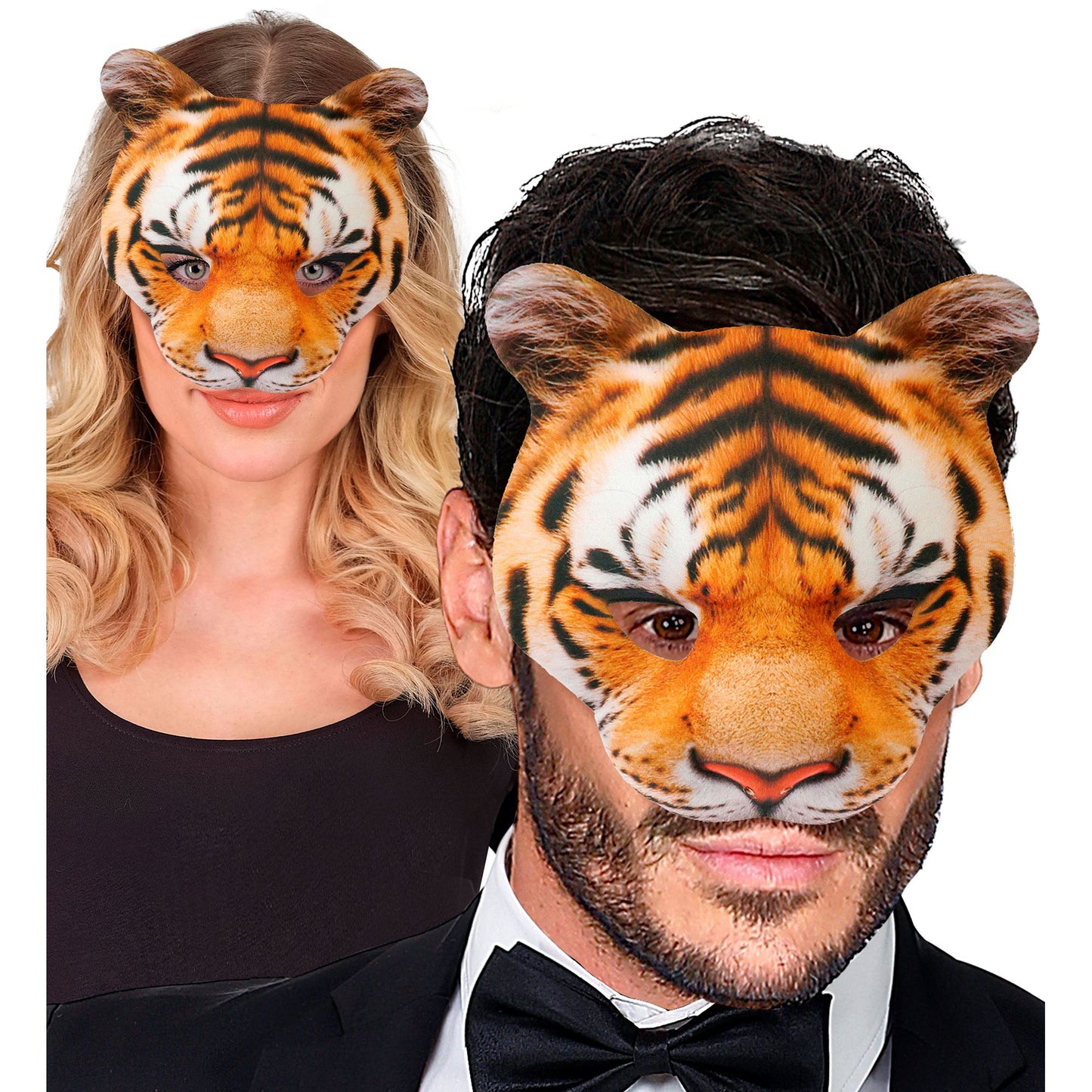 "TIGERMASKE KINNLOS AUS STOFF" – Ansicht 3
