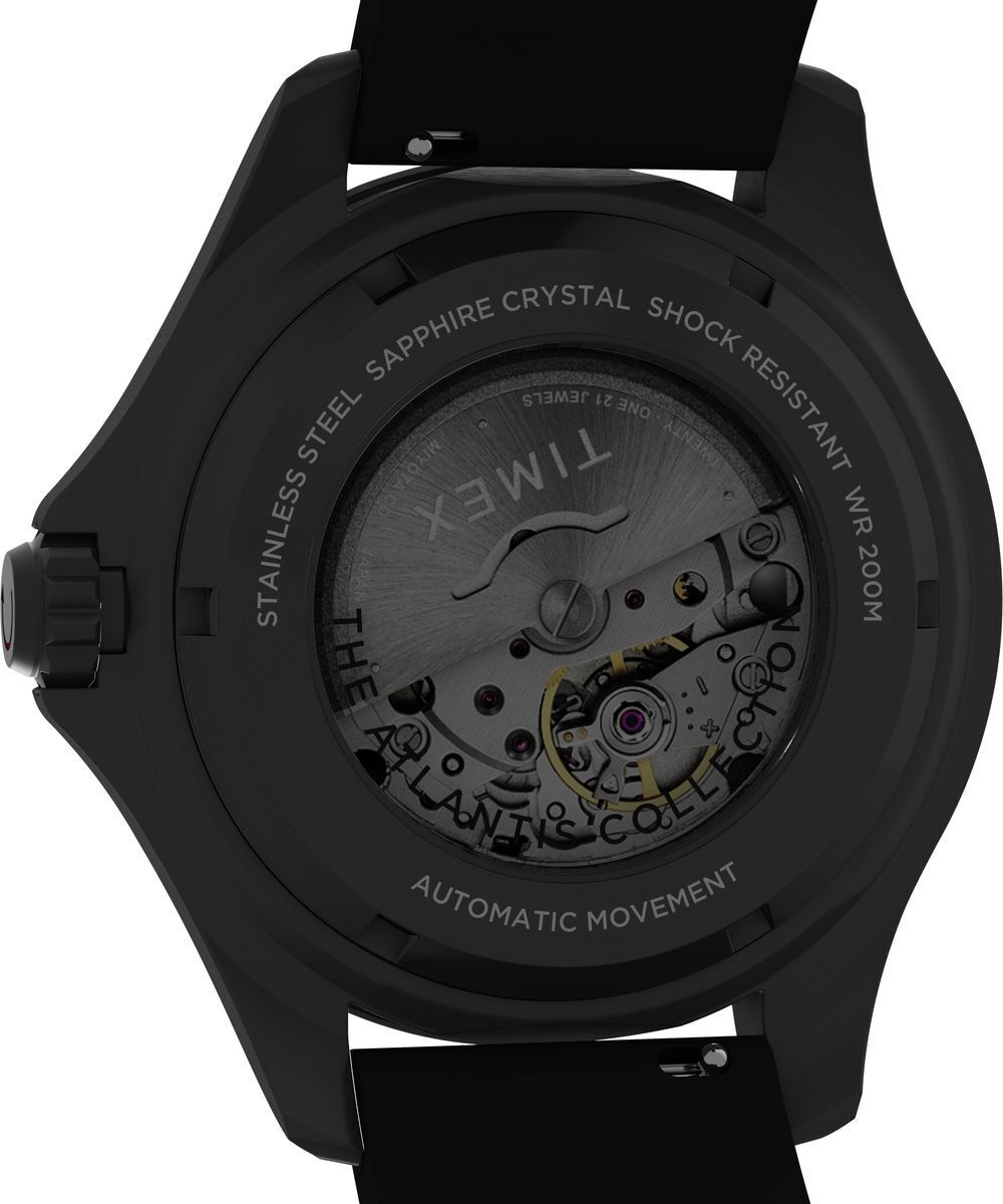 TIMEX DEEP WATER TIBURON AUTOMATIC TW2W21100 Date - Armbanduhr 44 mm Schwarz ansicht-2
