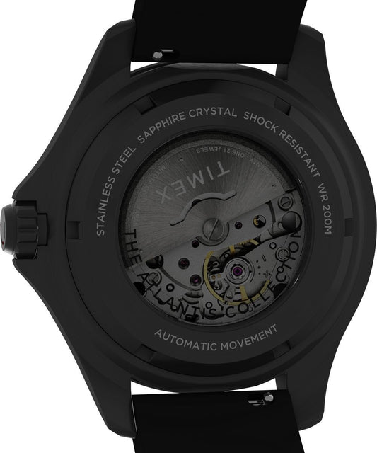 TIMEX DEEP WATER TIBURON AUTOMATIC TW2W21100 Date - Armbanduhr 44 mm Schwarz ansicht-2