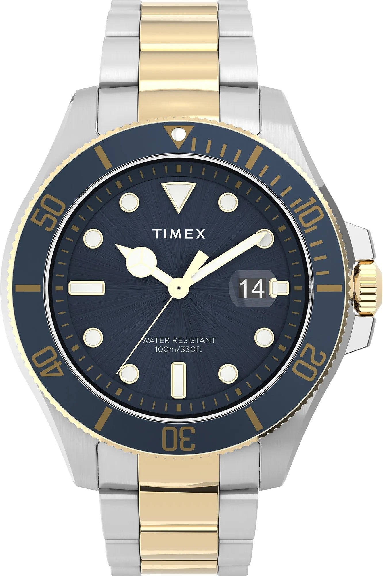TIMEX TW2V42000 Date - Material: Silver 925° - Armbanduhr 43 mm Silber