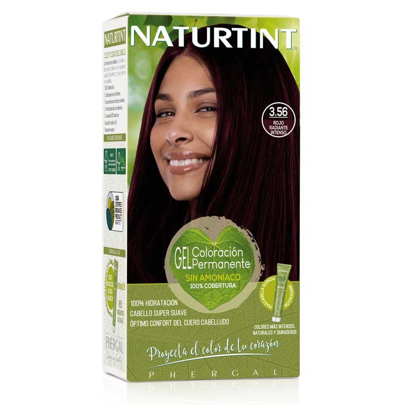 Naturtint Haarfarbe 3,56N intensives strahlendes Rot