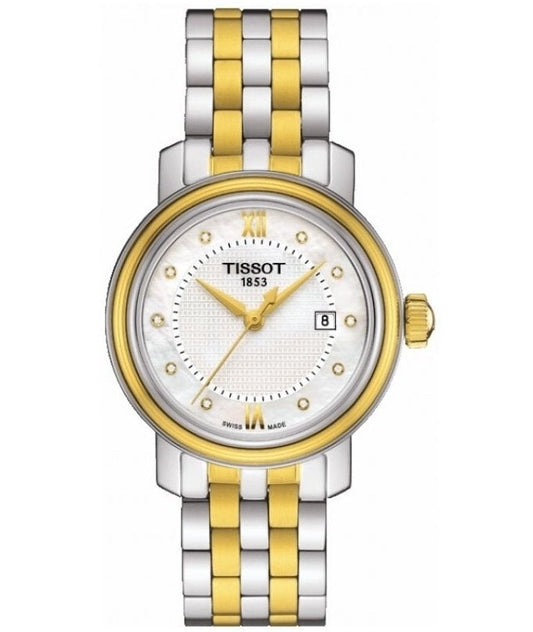 TISSOT BRIDGEPORT T0970102211600 Date - Armbanduhr 29 mm Gold