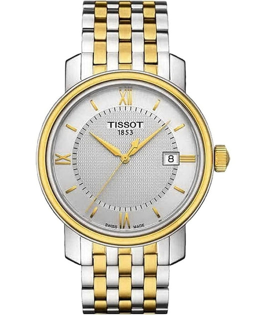 TISSOT BRIDGEPORT T0974102203800 Date - Armbanduhr 40 mm Gold