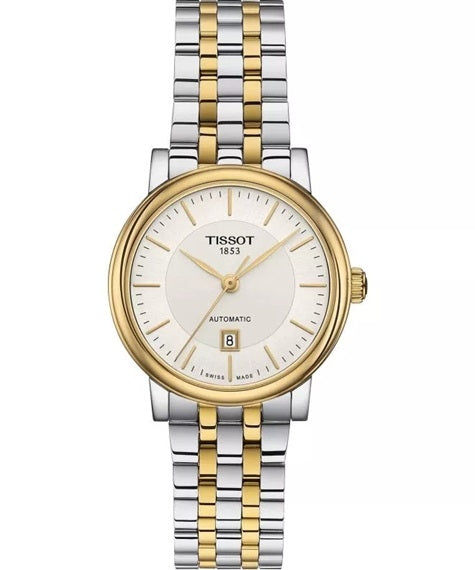 TISSOT CARSON AUTOMATIC T1222072203100 Date - Armbanduhr 30 mm Gold