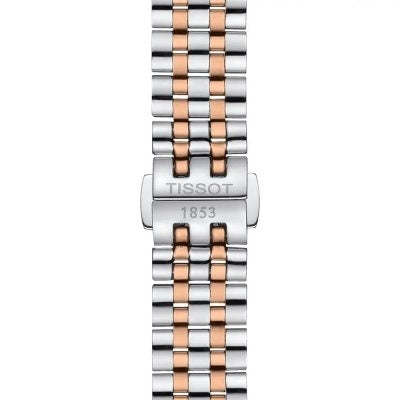 TISSOT CARSON AUTOMATIC T1222072203101 Day & Date Armbanduhr 30 mm Gold ansicht-2