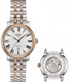 TISSOT CARSON AUTOMATIC T1222072203300 Date Armbanduhr 30 mm Gold ansicht-3