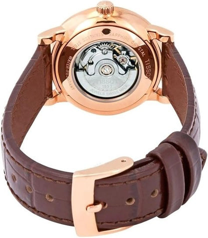 TISSOT CARSON AUTOMATIC T1222073603100 Date Armbanduhr 30 mm Gold ansicht-2