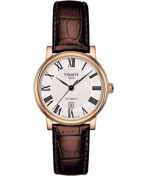 TISSOT CARSON AUTOMATIC T1222073603300 Date - Armbanduhr 30 mm Gold